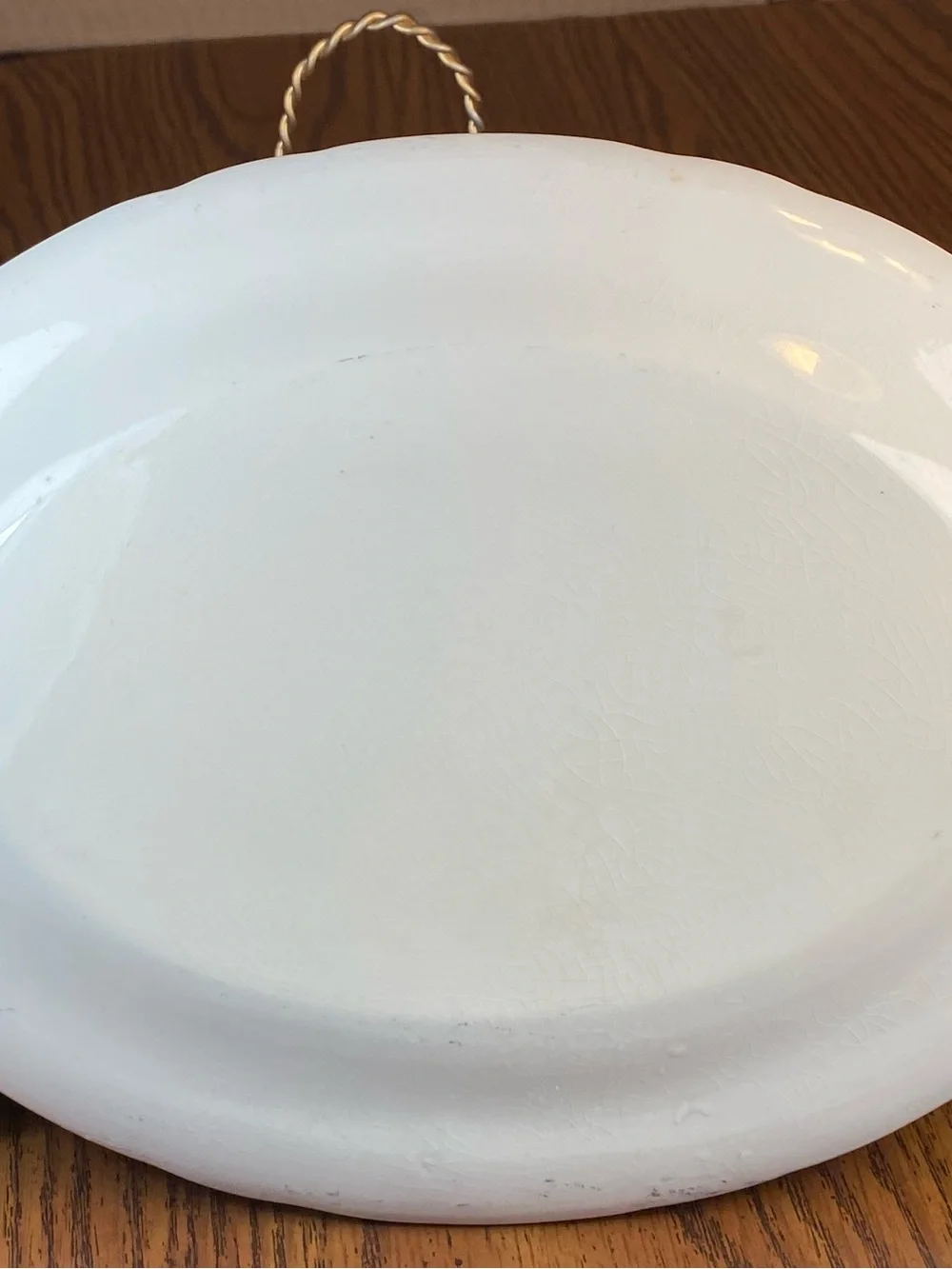 Vintage Oval Porcelain Serving Plate Platter 11 1/2” x 8 1/2”